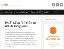 Tablet Screenshot of bonfx.com